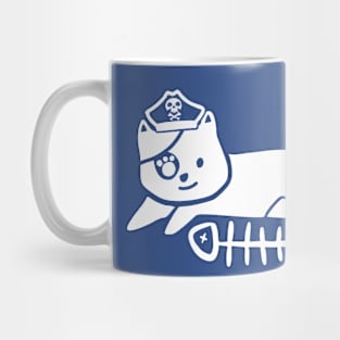 Funny Cat Pirate Mug